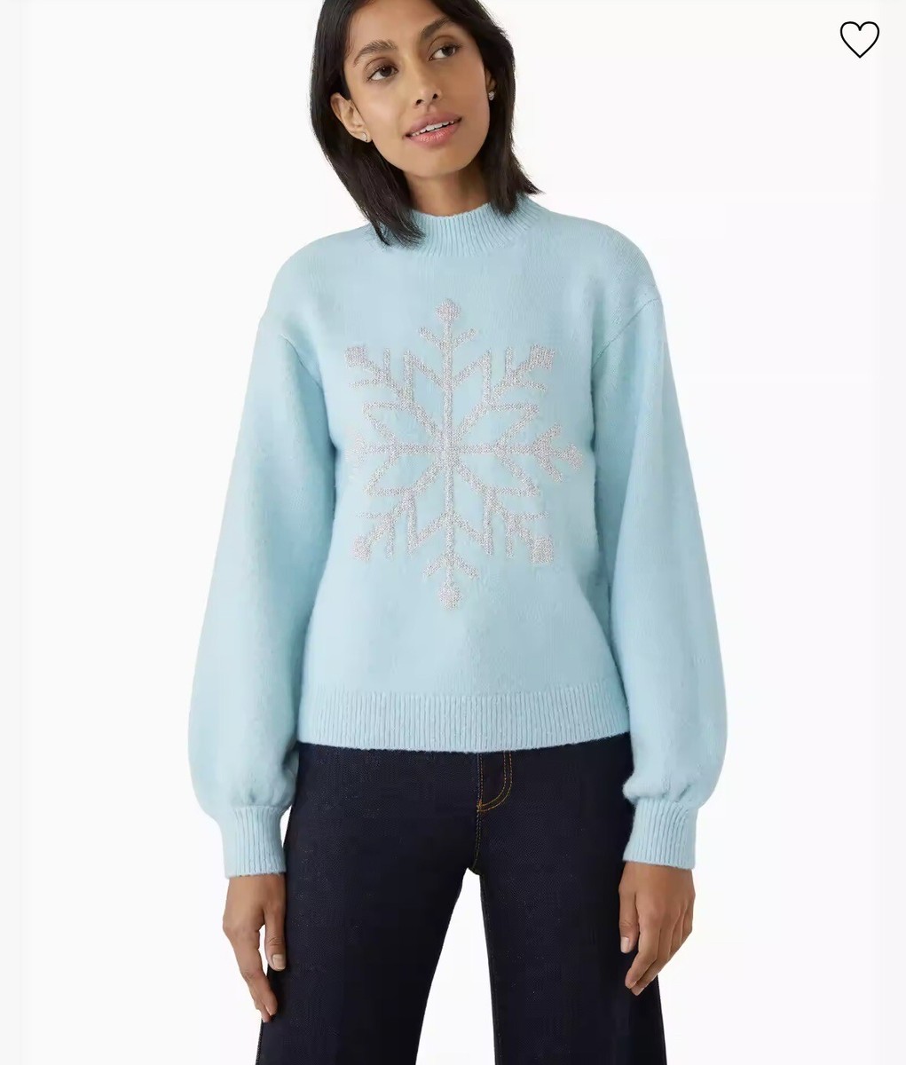 新品Kate spade new york スノーフレイクセーター XS NWT Kate Spade New York Snowflake Sweater XSmall | eBay