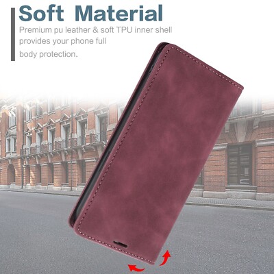 For iPhone 17 Pro Max 16 15 12 11 7 Magnetic Shockproof Card Wallet Phone Cover