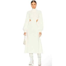 NWT WeWoreWhat Cut Out Sweater Dress - Ivory