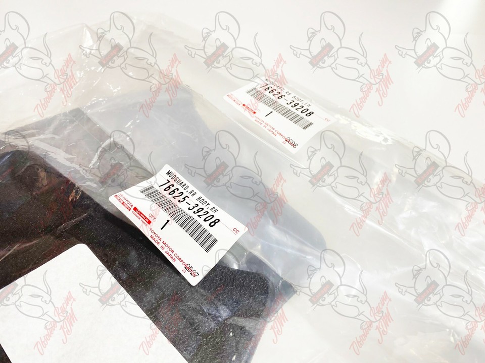 Guardabarros Traseros Originales Toyota Para Hilux/4Runner 1989-1993 - Set Izquierdo Y Derecho, Negro
