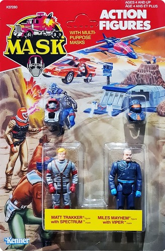 Vintage KENNER MASK M.A.S.K. - Volcano - Matt Trakker Action Figure