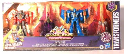 Hasbro Transformers Bumblebee Cyberverse Adventures Seekers Sinister Strikeforce