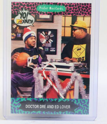 YO MTV Raps DOCTOR DRE & ED LOVER Music CARD Series 1 #19 | eBay
