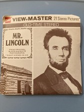 Vintage Rare View-Master - Mr Lincoln  H8 - Complete - 1977