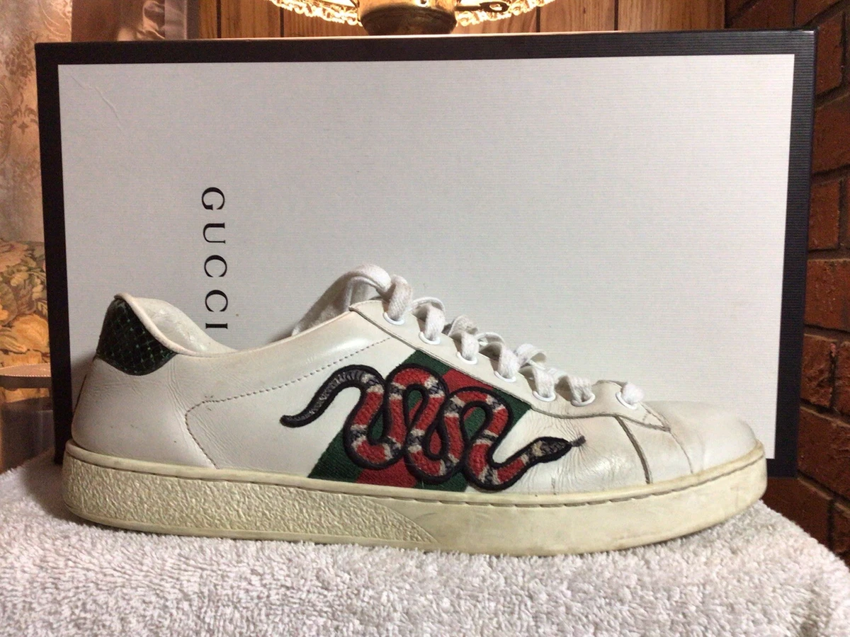 Gucci - Ace Embroidered Sneakers, Men, White