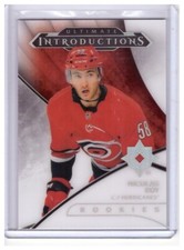 Nicolas Roy 2018-19 Ultimate Collection Rookies Introductions Card #UI-16