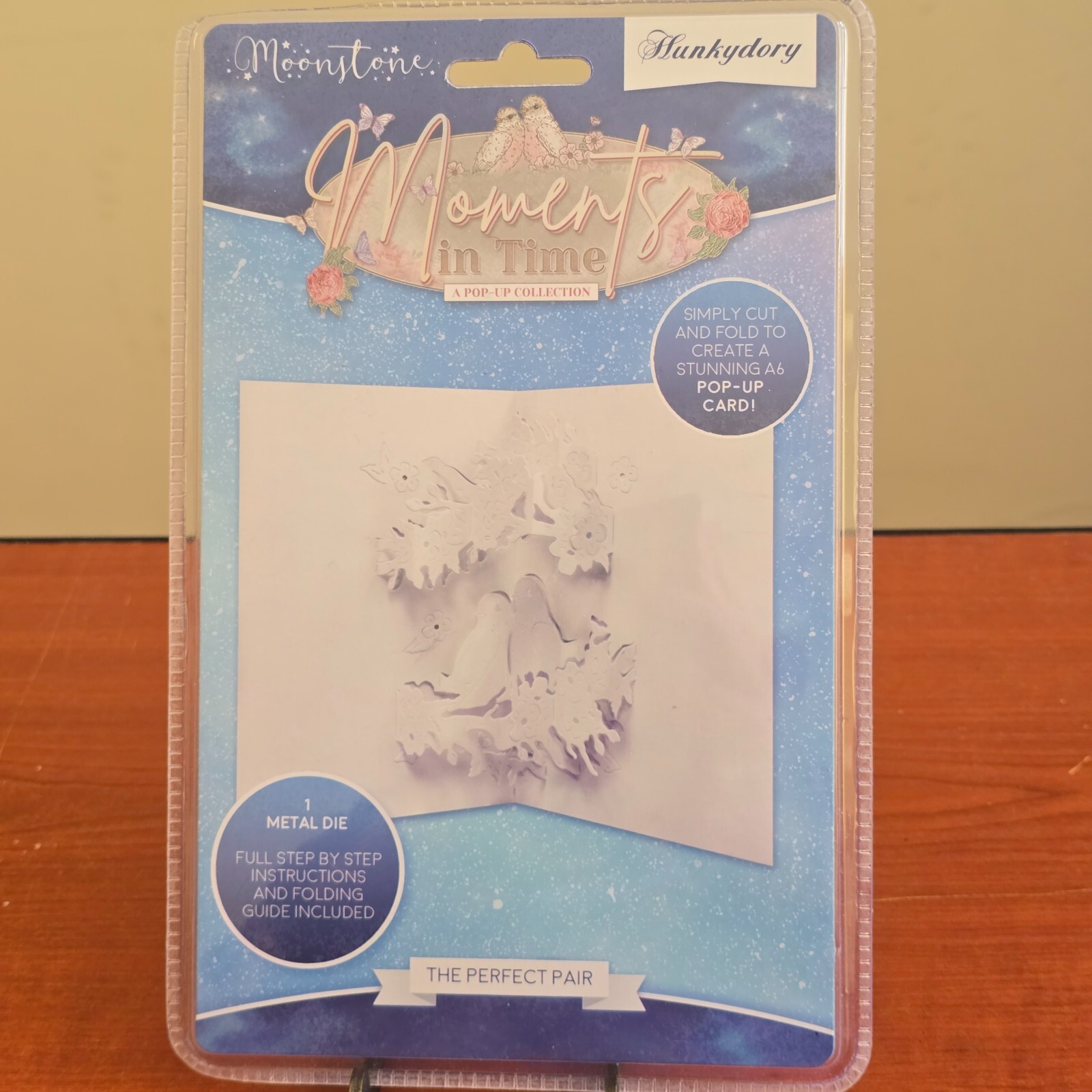 Hunkydory Moments in Time ""The Perfect Pair"" Pop-Up Craft Die – Wedding Card