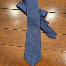 Michael Kors Men's Neck Tie Blue Silk Blend