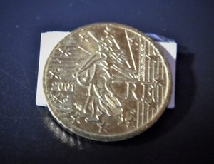 2001 France RF French 50 Euro Cent