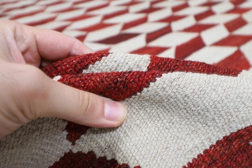 8 x 10 ft tribal Area Kilim Afghan Hand Knotted Veg Dye Wool Living Room Kilim - Picture 9 of 10