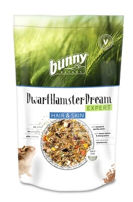 Dwarf Hamster food Bunny Nature Dwarf Hamster Dream Expert Hair & Skin 500g