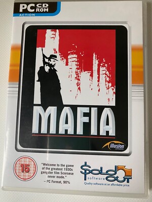 Mafia pc cd rom Spiel 3 Disc gebraucht Anleitung fehlt