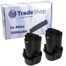 2x Li-Ion Akku 10,8V 2000mAh für Makita STEXML101 STEXML102 BMR100 BMR101 BMR103