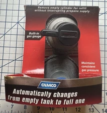 Propane Double Stage Auto Changeover Regulator For RVs Dual Gas Tank Hookups