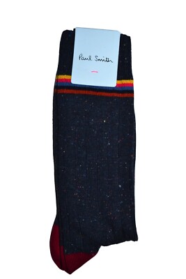 Paul Smith Mainline Herren Ulysse Neps Kniestrümpfe 1 Paar Neu