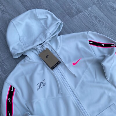 nike repeat tape poly hoodie