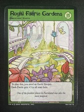 Neopets Royal Faerie Gardens 88/150 Darkest Faerie Location Uncommon