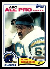 1982 Topps #240 Doug Wilkerson San Diego Chargers AP Football Card EX/NM