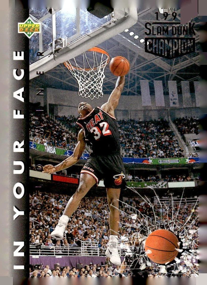 Harold Miner trading card