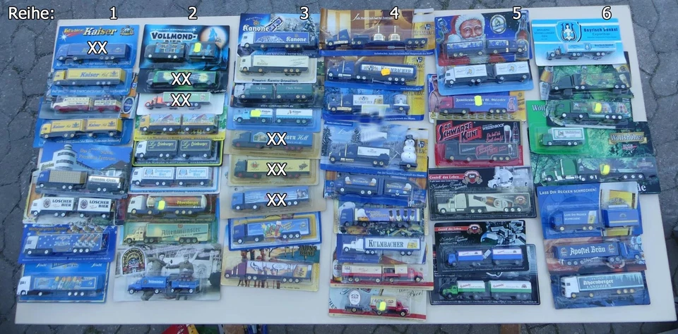 50 Stk - Sammeltrucks Thema Bier - Trucks, LKW, Sattel - Tieflader - OVP - Bild 2 von 4