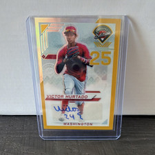 2025 Panini Prospect edition Holo Gold Victor Hurtado Nationals PM-VHT /10