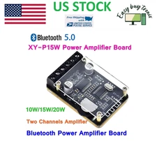 10W/15W/20W Stereo Bluetooth Power Amplifier Board 12V/24V Module XY-P15W