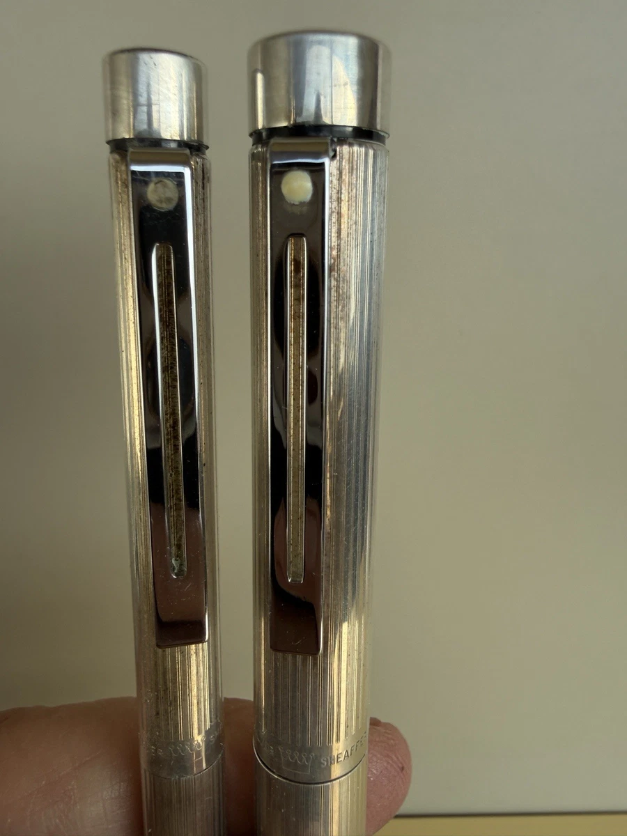 Vintage Sterling Silver Pen In Collectible Sheaffer Fountain Pens