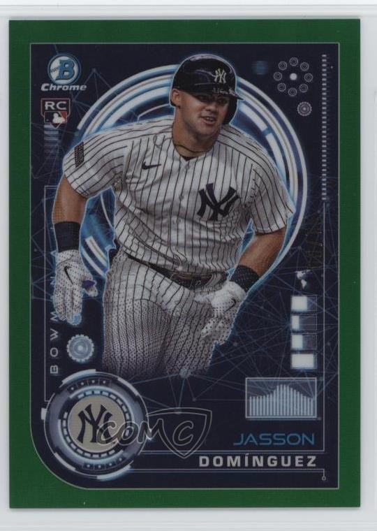 2024 Bowman AI Green Refractor /99 Jasson Dominguez DomÃnguez #BAI-8 17ac