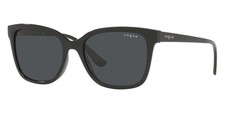 Vogue Woman Sunglasses 0VO5426S W44/87 54mm Black - Dark Grey Lens - NEW