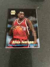 1996-97 Topps Stadium Club Allen Iverson R1 Nr Mint + Rookie HOF 76ers