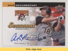 2008 Upper Deck Documentary Seasonal Signatures Steve Pearce #SP Auto READ e6q