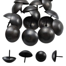 20 PCS Black 11/5 Inch Upholstery Tacks Decorative Round Head Furniture Nail