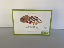 Pottery Barn Kids Wooden Meal Kit Crate - Personalized with "Addison" - New