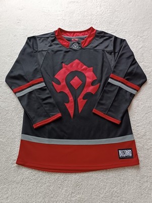 Blizzard Entertainment Hockey Trikot World of Warcraft HORDE 04 schwarz/rot M