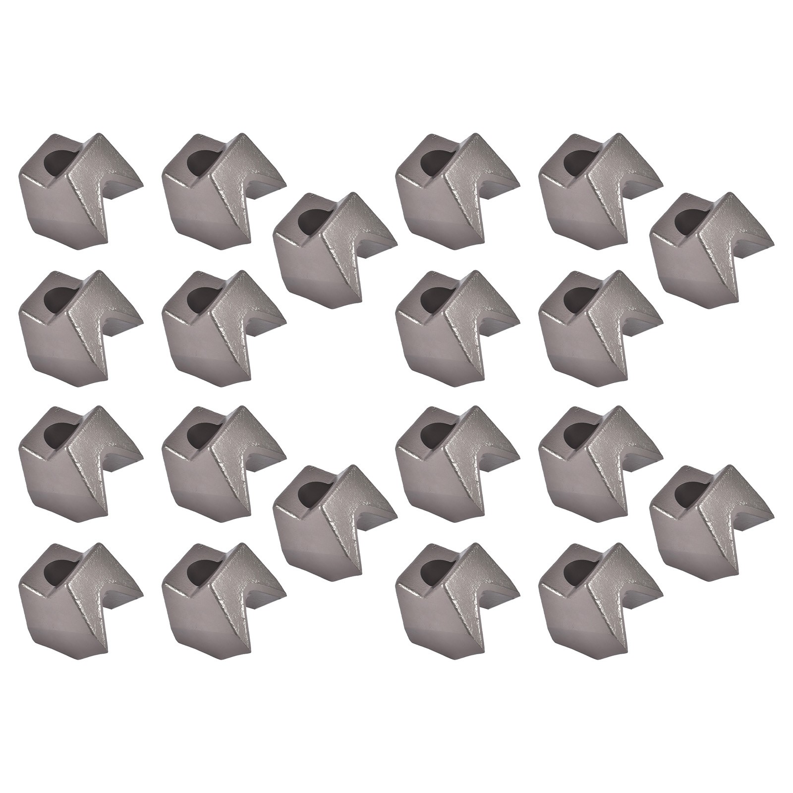 New 20Reversible Knife Teeth Replacement For Cubit Fecon Cubit Fecon Cubit Steel