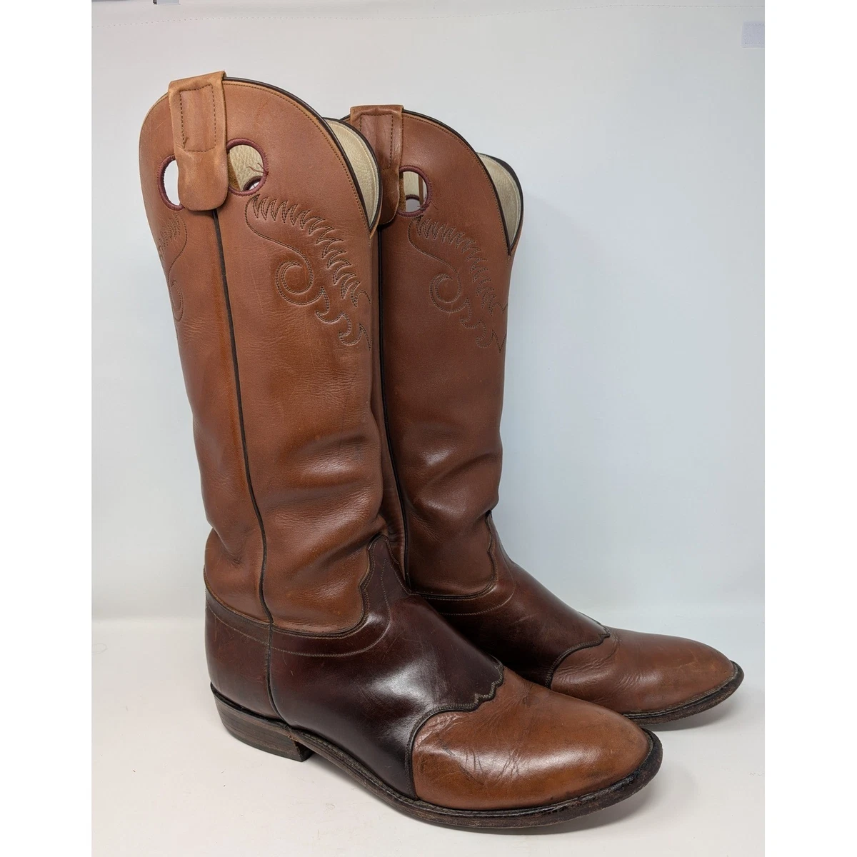Brown Olathe Leather Boots for Men for Sale | Shop New 