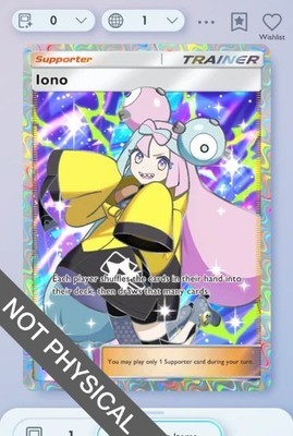 iono full art pokemon card Iono Premium Tournament Collection Promo main image 0
