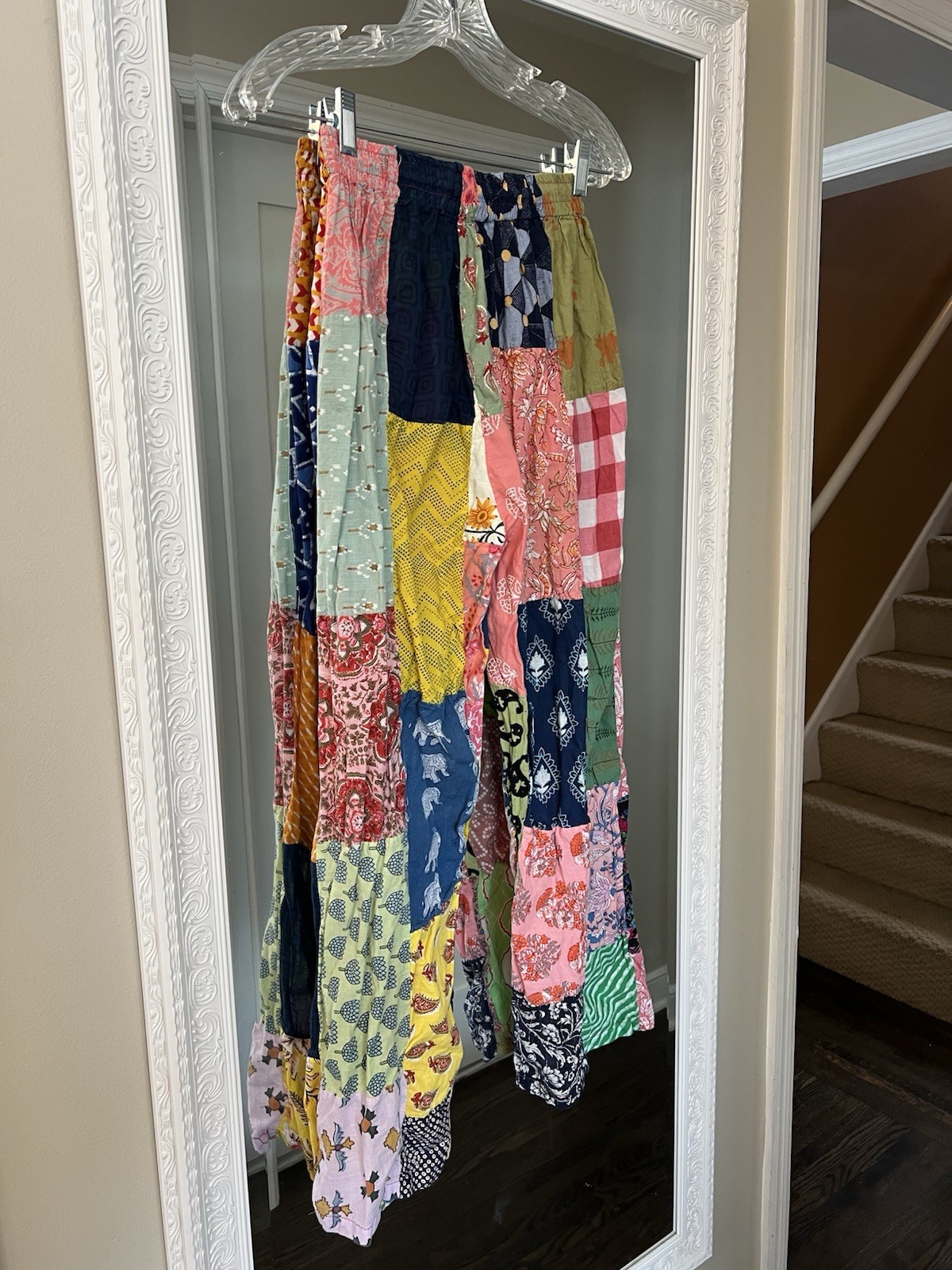 Colorful Patchwork Harem Pants Eclectic Cottageco… - image 2