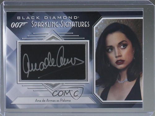 2025 James Bond Black Diamond Sparkling Scripts Ana de Armas as Paloma ...