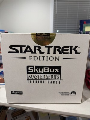 1993 SKYBOX MASTER SERIES STAR TREK EDITION SEALED CASE 10/36 COUNT DISPLAYS NEW