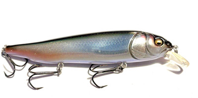Megabass Lates  Wobbler, Jerkbait, Kunstköder, 12 cm, Floating
