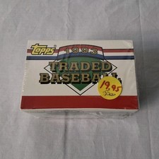 Topps 1993 Baseball Sealed Box MLB Base Set Exclusive 132 Cards Traded Set