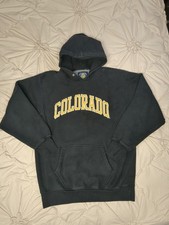 VTG Colorado Buffalos Hoodie Heavy Men's Large Steve And Barry's Embroidered