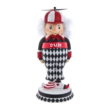 Kurt Adler Resin Hollywood Nutcracker, Tweedle Dum, Red, 14.5in