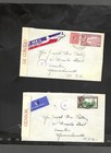 JAMAICA-1930 ISH-COVERS-LOT OF 6-CANCELS!!-FRANKING!!-F-VF-#1 — photo 1