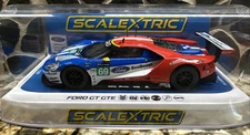 Scalextric USA #C3858 1:32 Ford GT GTE 24 Hours of LeMans 2007 #58 NIP Slot Car