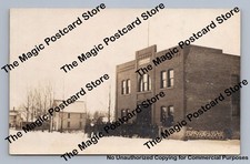 Town Hall DANEBOD Minnesota RPPC Antique Tyler MN Danish-American Photo 1910s