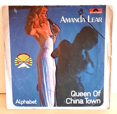 AMANDA LEAR QUEEN OF CHINA TOWN / ALPHABET 7'' 45 GG 1977 POLYDOR 2060 150 ITALY