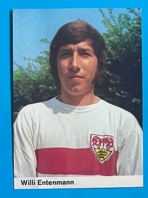WILLI ENTENMANN 197 STUTTGART Konig Fußball 1972 73 Bergmann card sammelbider