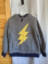 Hanna Andersson 110 Size 5 hoodie sweater jacket Lightening